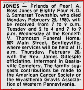 Pearl A. Jones